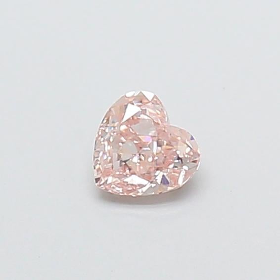 0.27 Ct. Fancy Light Pinkish Brown Heart Lab Grown Diamond