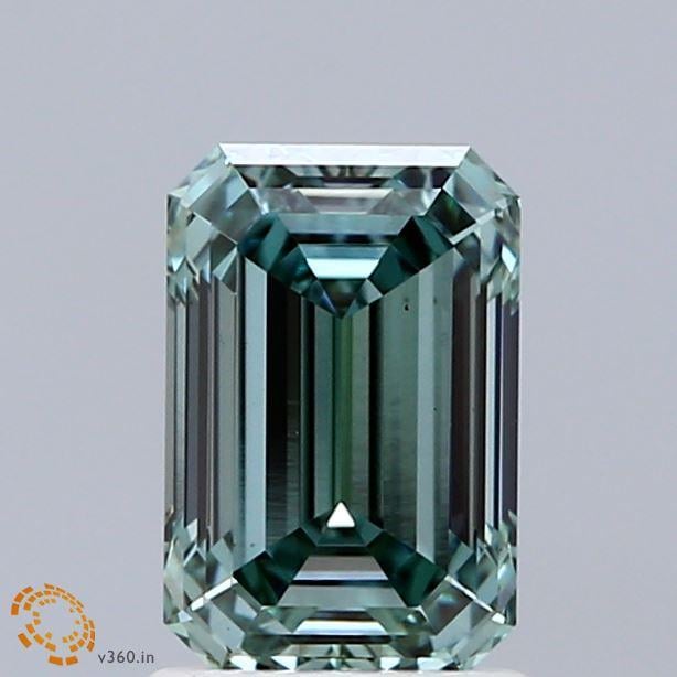 1.50 Ct. Fancy Green Emerald Lab Grown Diamond