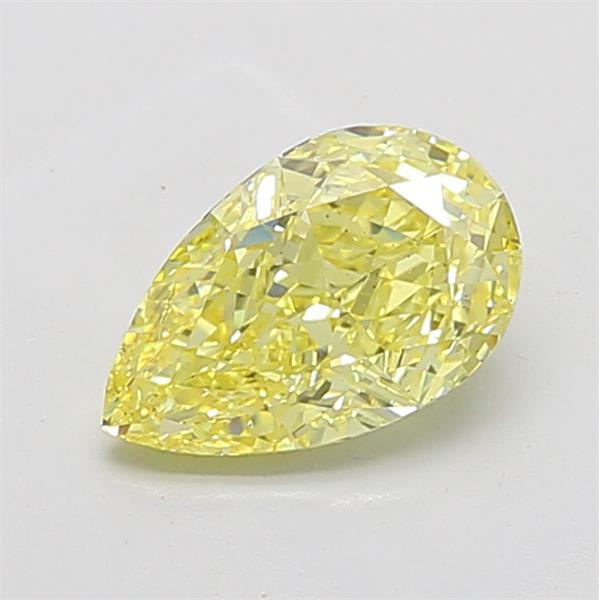 2.28 Ct. Fancy Intense Yellow Pear Lab Grown Diamond