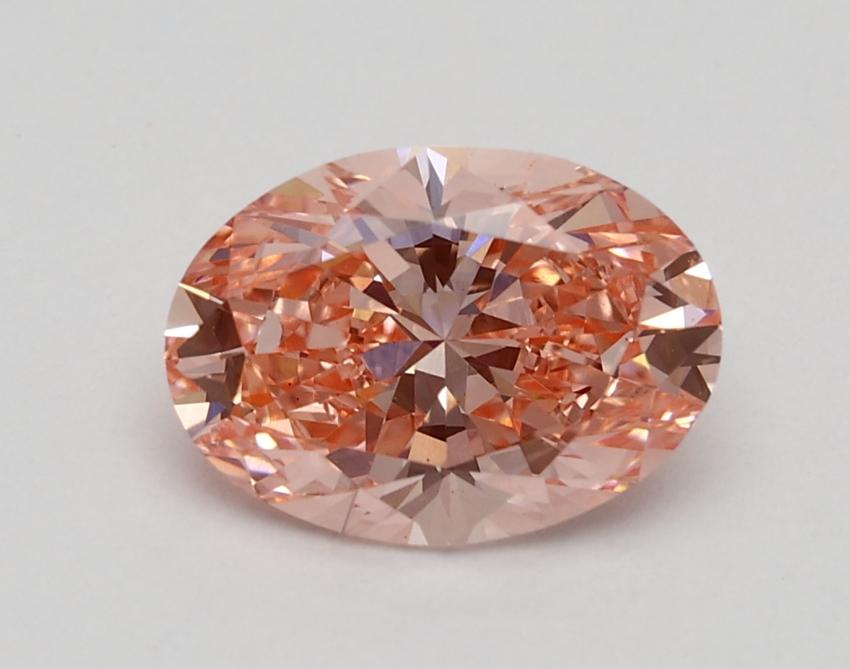 1.2 Ct. Fancy Vivid Pink Oval Lab Grown Diamond