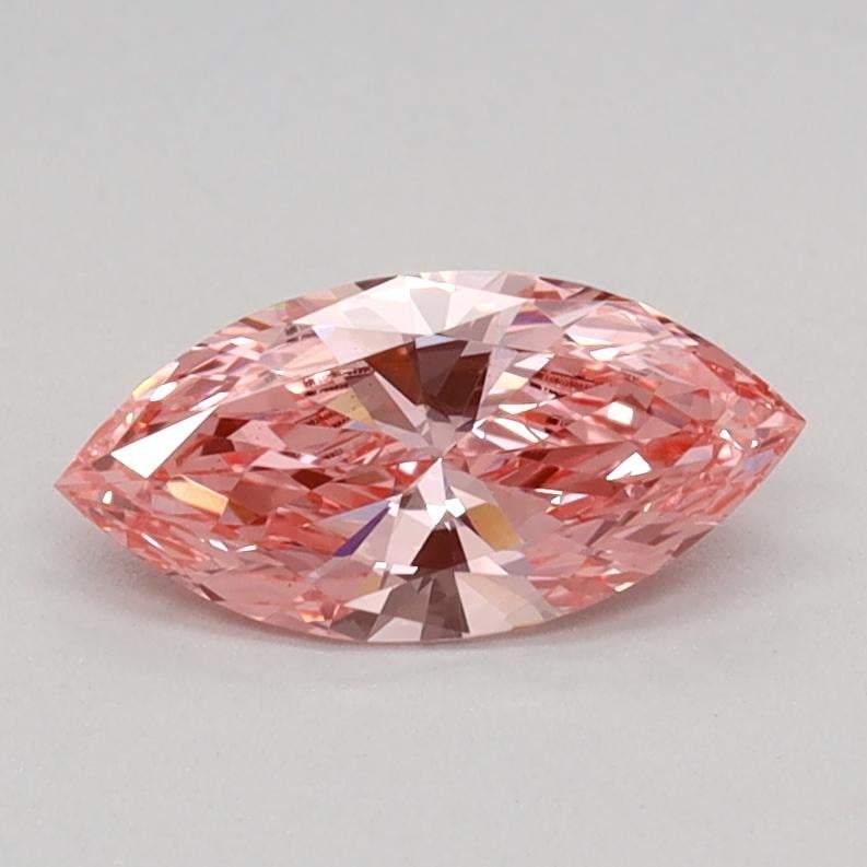 0.43 Ct. Fancy Vivid Pink Marquise Lab Grown Diamond