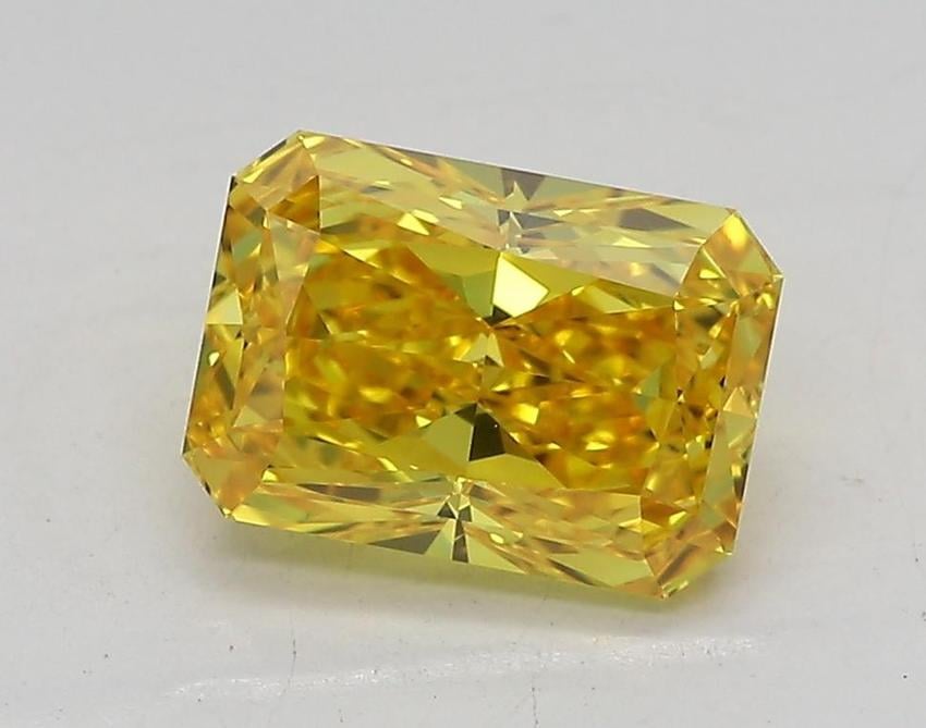 1.79 Ct. Fancy Vivid Yellow Radiant Lab Grown Diamond