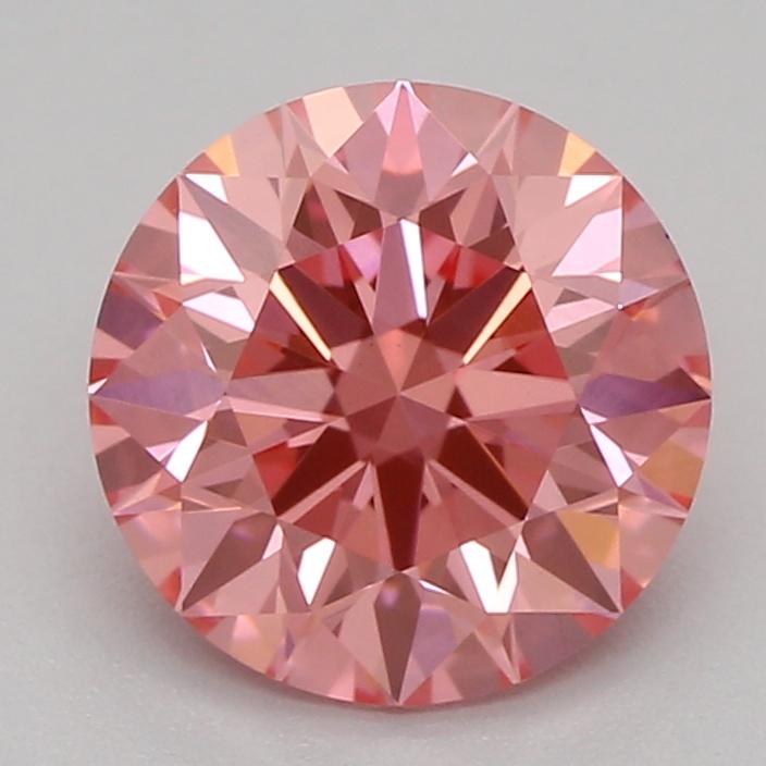 1.05 Ct. Fancy Vivid Pink Round Lab Grown Diamond