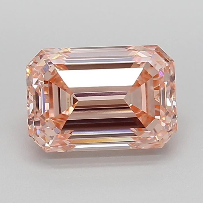 3.04 Ct. Fancy Intense  Pink Emerald Lab Grown Diamond