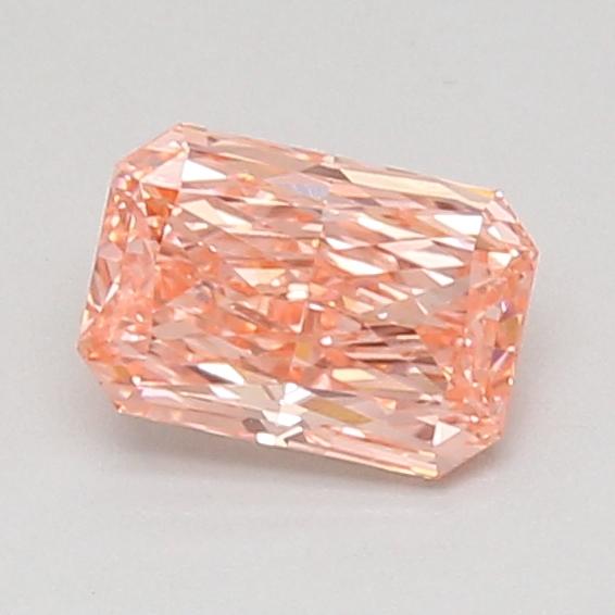 0.93 Ct. Fancy Vivid Pink Radiant Lab Grown Diamond