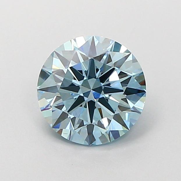 1.24 Ct. Fancy Intense Blue Round Lab Grown Diamond