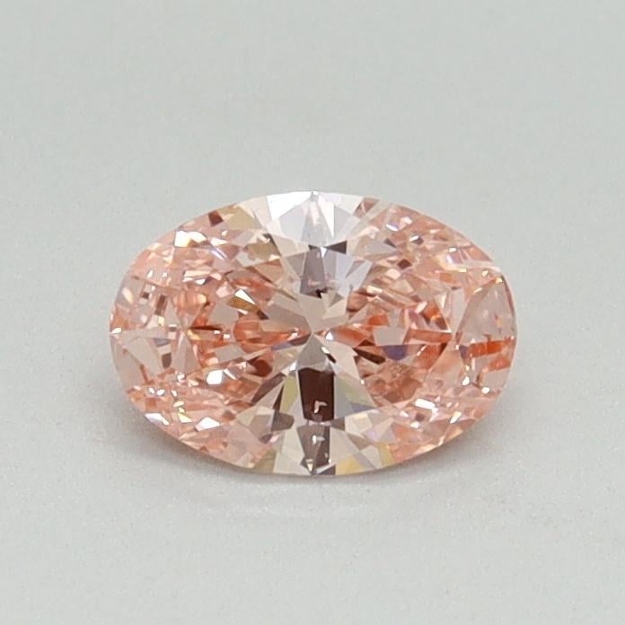0.42 Ct. Fancy Vivid Pink Oval Lab Grown Diamond