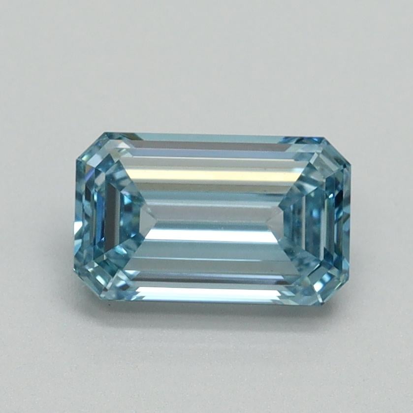 1.04 Ct. Fancy Intense Blue Emerald Lab Grown Diamond