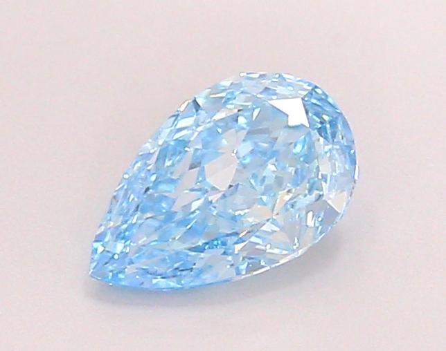 0.83 Ct. Fancy Vivid Blue Pear Lab Grown Diamond