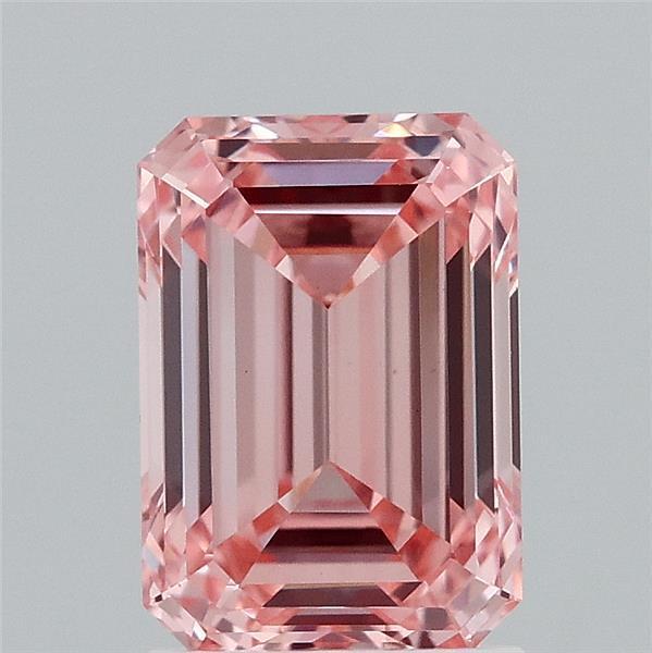 2.04 Ct. Fancy Intense  Pink Emerald Lab Grown Diamond