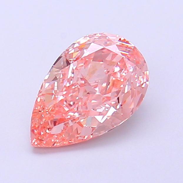 1.26 Ct. Fancy Intense  Pink Pear Lab Grown Diamond