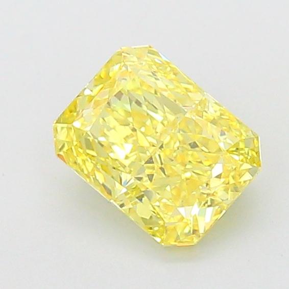 1.53 Ct. Fancy Intense  Yellow Radiant Lab Grown Diamond