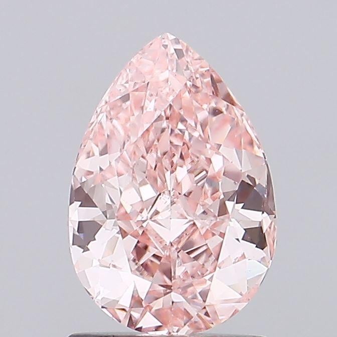 1.62 Ct. Fancy Vivid Pink Pear Lab Grown Diamond