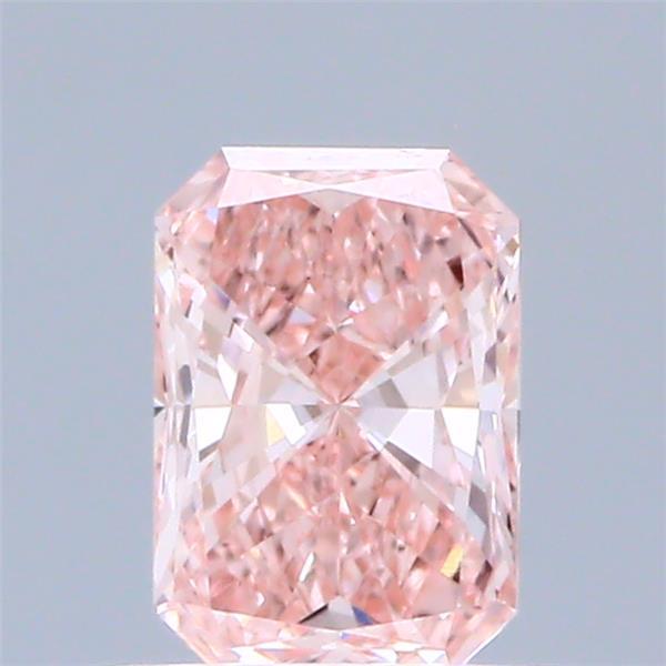0.57 Ct. Fancy Vivid Pink Radiant Lab Grown Diamond