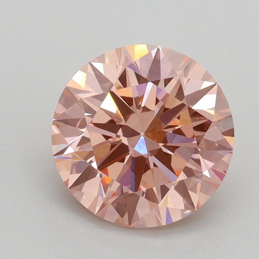 2.20 Ct. Fancy Intense Pink Round Lab Grown Diamond