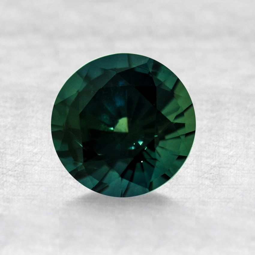 6mm Green Round Sapphire