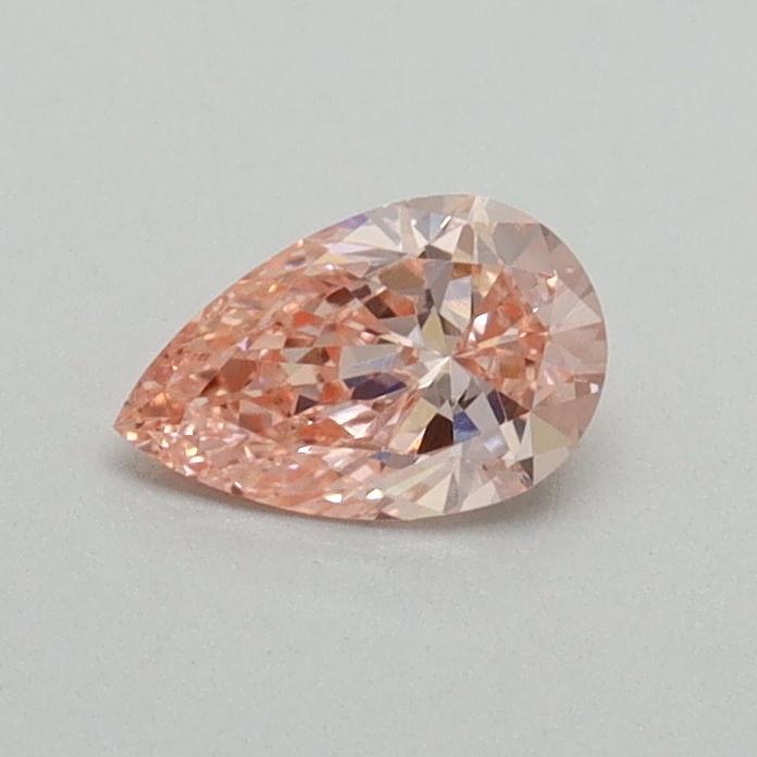 0.33 Ct. Fancy Vivid Pink Pear Lab Grown Diamond