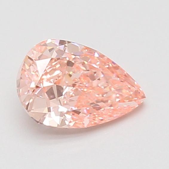 0.89 Ct. Fancy Vivid Pink Pear Lab Grown Diamond