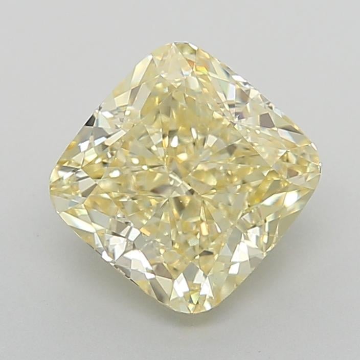 2.06 Ct. Fancy  Yellow Cushion Lab Grown Diamond
