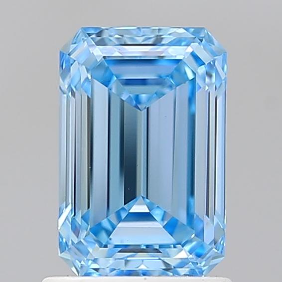 1.49 Ct. Fancy Vivid Blue Emerald Lab Grown Diamond