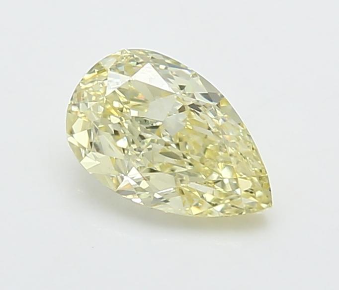 0.96 Ct. Fancy Light  Yellow Pear Lab Grown Diamond