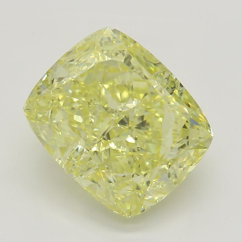 3.01 Ct. Fancy Yellow Cushion Diamond