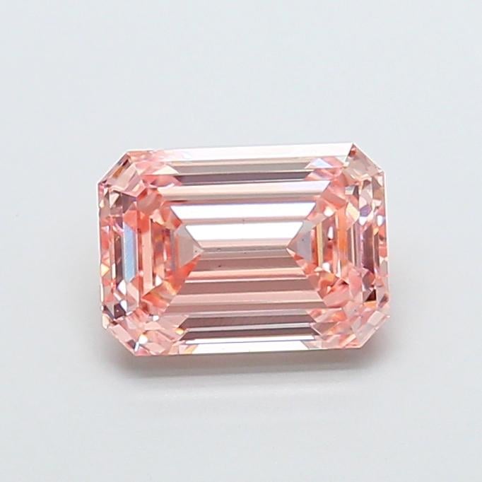 3.04 Ct. Fancy Intense  Pink Emerald Lab Grown Diamond
