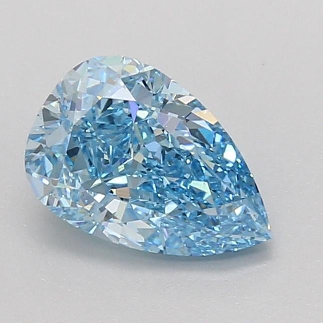 1.55 Ct. Fancy Vivid Blue Pear Lab Grown Diamond