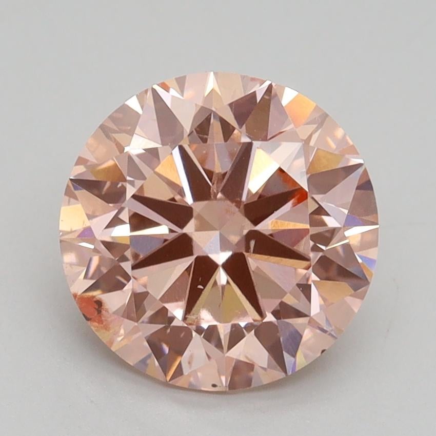 2.40 Ct. Fancy Intense Pink Round Lab Grown Diamond