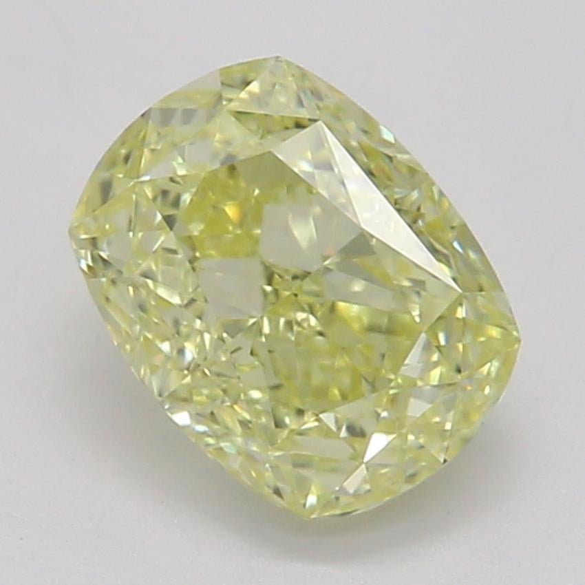 0.70 Ct. Fancy Yellow Cushion Diamond