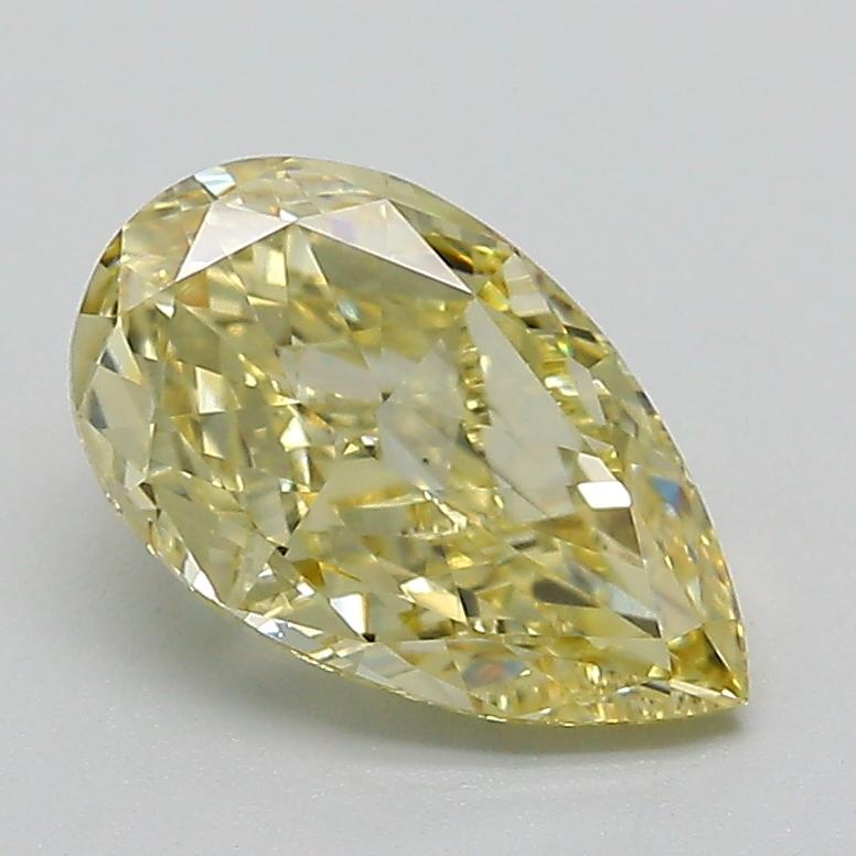1.66 Ct. Fancy Intense  Yellow Pear Lab Grown Diamond