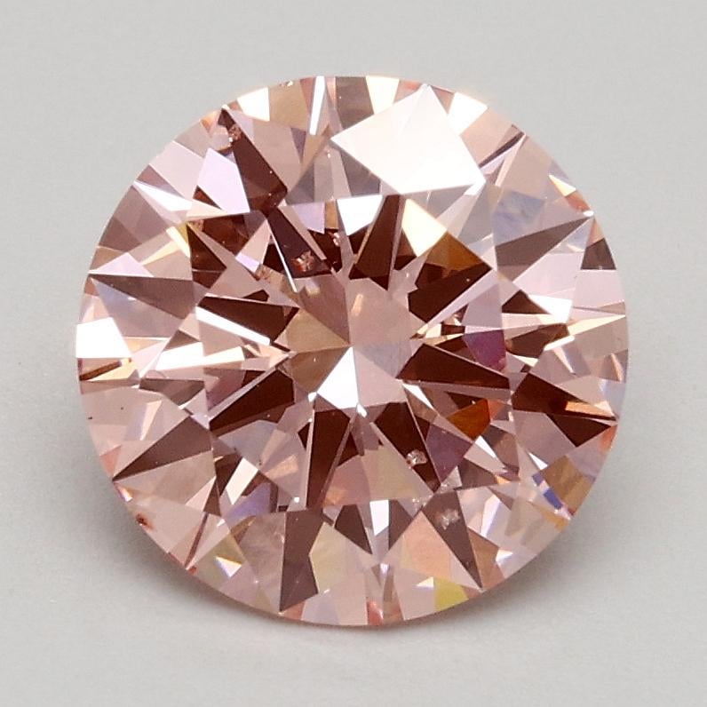 1.50 Ct. Fancy Intense Pink Round Lab Grown Diamond