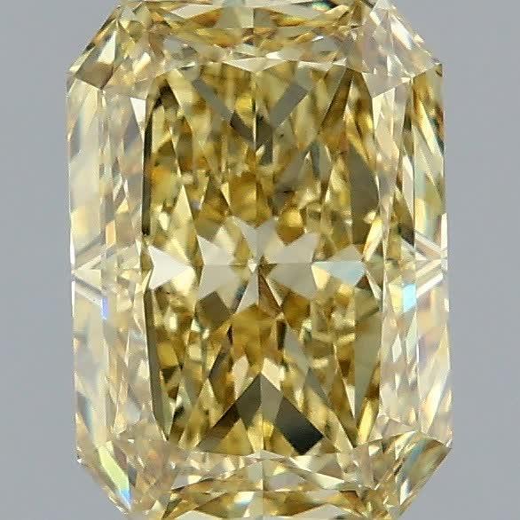 2.60 Ct. Fancy Intense Yellow Radiant Lab Grown Diamond