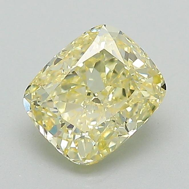 1.13 Ct. Fancy Intense Yellow Cushion Lab Grown Diamond