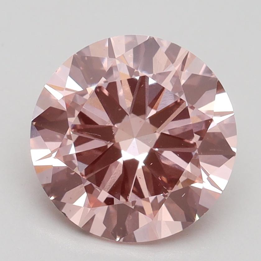 2.50 Ct. Fancy Intense Pink Round Lab Grown Diamond