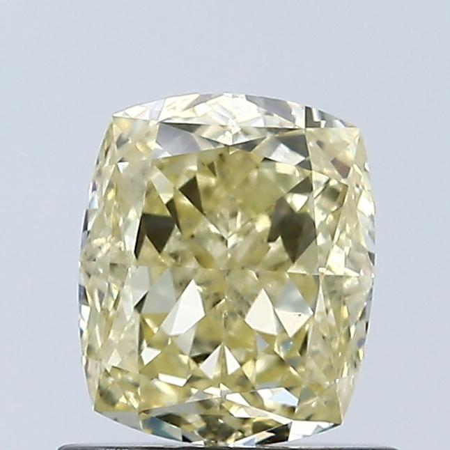 1.07 Ct. Fancy Yellow Cushion Lab Grown Diamond