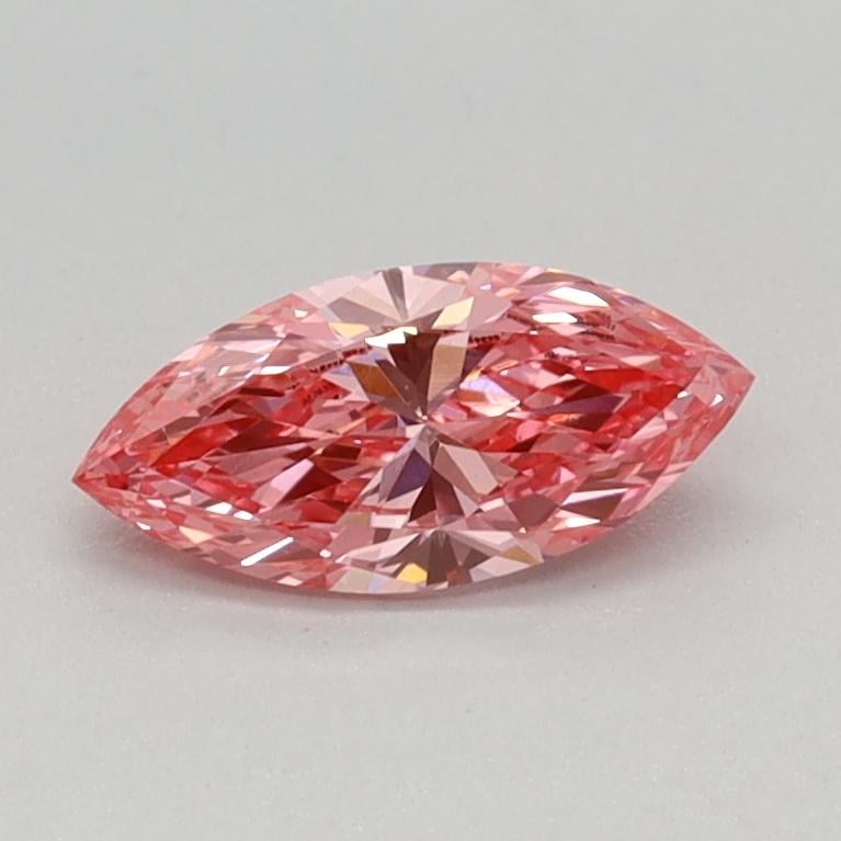 0.34 Ct. Fancy Vivid Pink Marquise Lab Grown Diamond