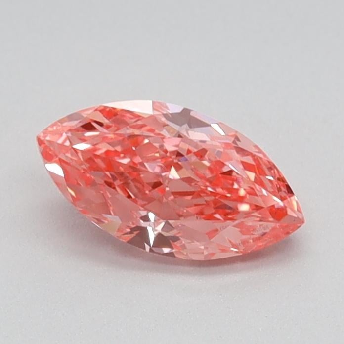 0.44 Ct. Fancy Vivid Pink Marquise Lab Grown Diamond