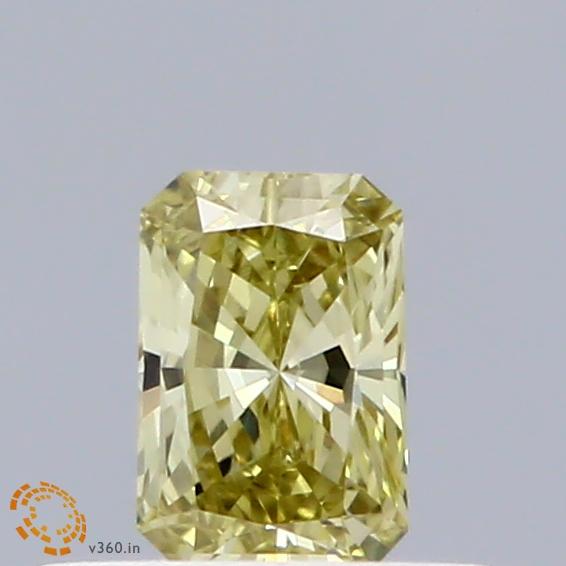 0.30 Ct. Fancy Intense Yellow Radiant Lab Grown Diamond