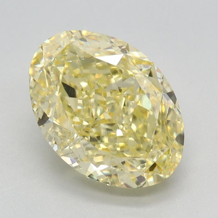 2.25 Ct. Fancy Intense Yellow Oval Lab Grown Diamond