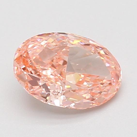1.09 Ct. Fancy Vivid Pink Oval Lab Grown Diamond