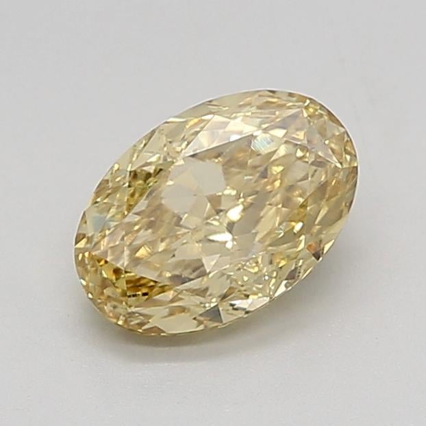 1.51 Ct. Fancy Intense  Yellow Oval Lab Grown Diamond