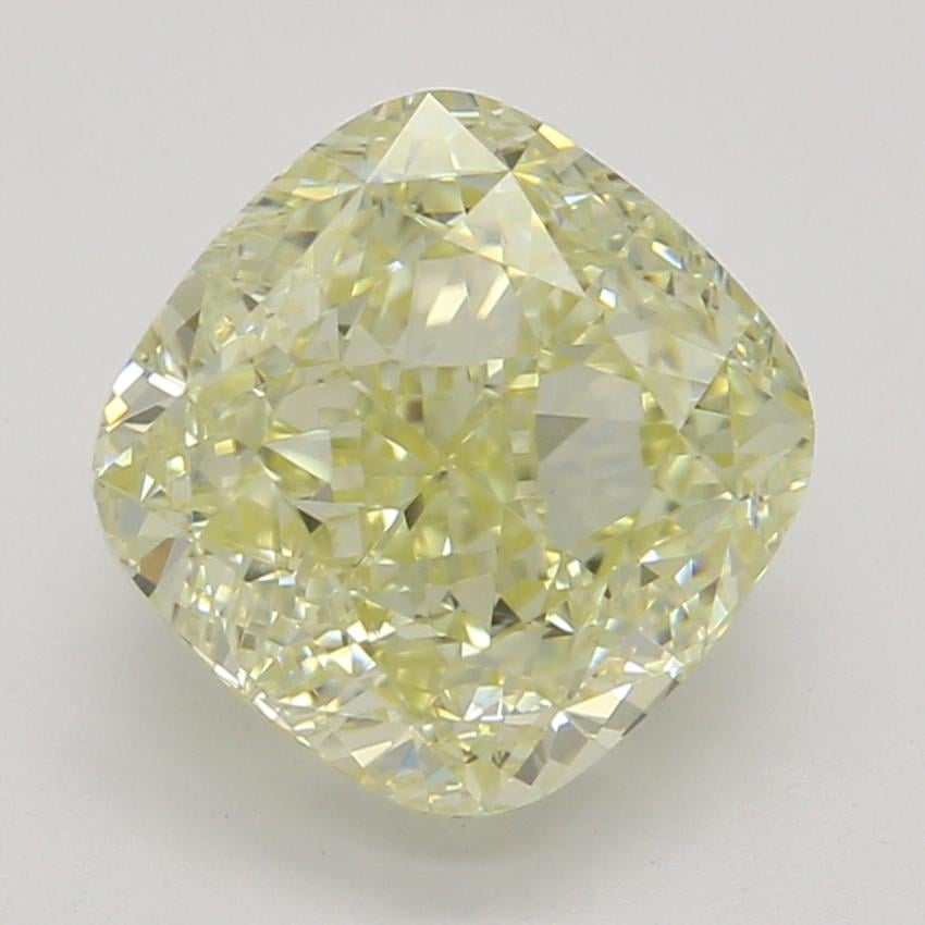 1.70 Ct. Fancy Light Yellow Cushion Diamond