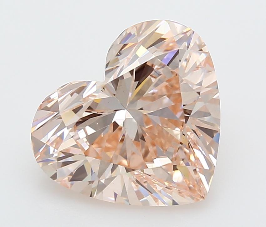 5.03 Ct. Fancy Intense  Pink Heart Lab Grown Diamond