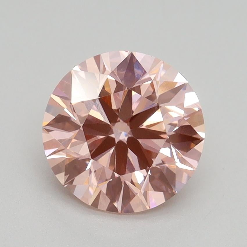 1.70 Ct. Fancy Intense Pink Round Lab Grown Diamond