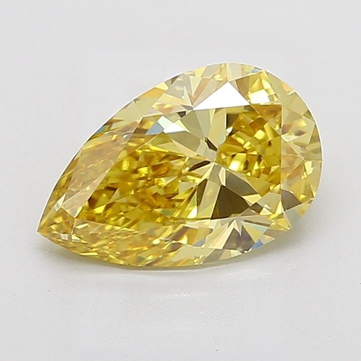 3.00 Ct. Fancy Intense Yellow Pear Lab Grown Diamond