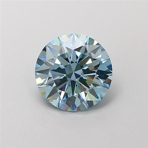 1.04 Ct. Fancy Intense  Blue Round Lab Grown Diamond