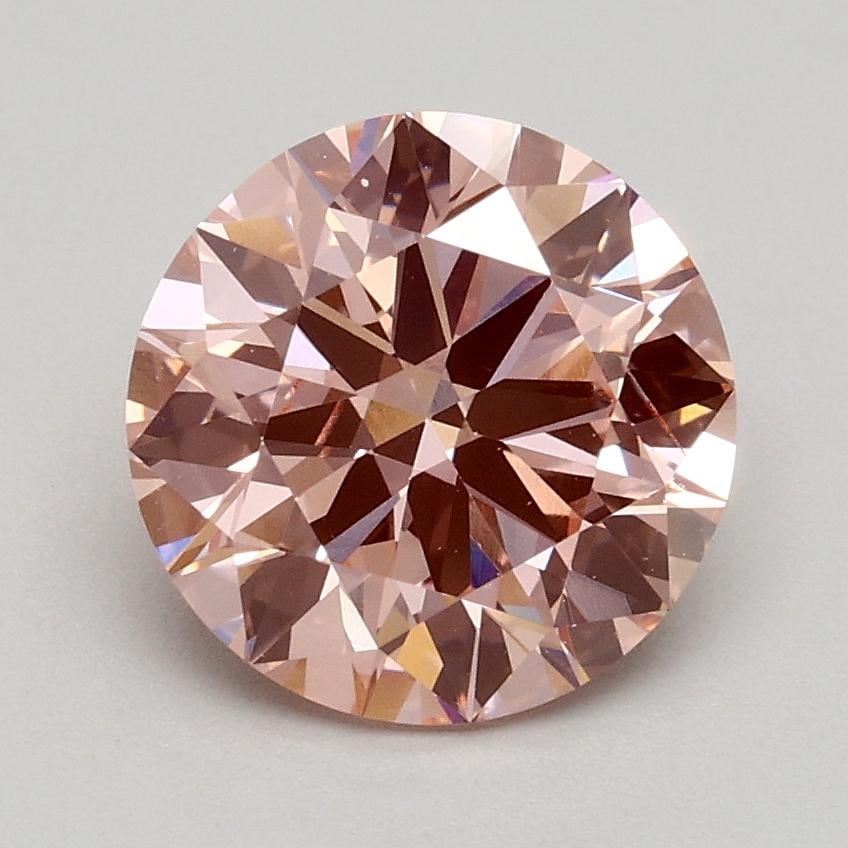 1.50 Ct. Fancy Intense Pink Round Lab Grown Diamond