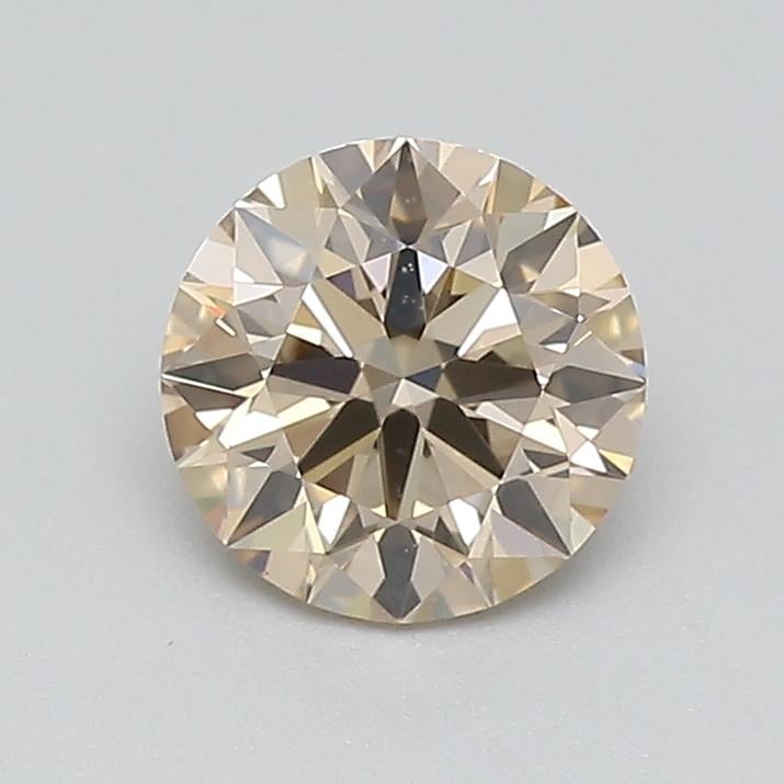 0.50 Ct. Light  Brown Round Lab Grown Diamond