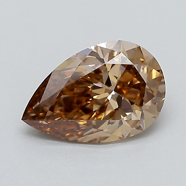 1.02 Ct. Fancy Light  Brown Pear Lab Grown Diamond